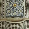 Fontaine marocaine murale d'extérieure de jardin