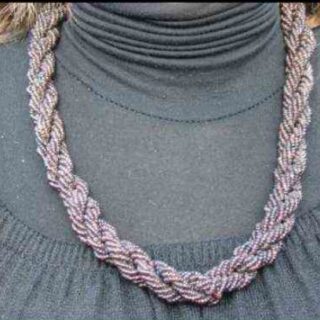 Collier Tafraout chocolat