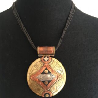 Bijoux Marocain Collier cordon + pendentif