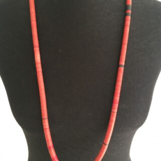 Bijoux Marocain Collier sautoir rouge