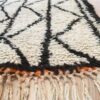 Tapis Marocain Tapis berbère Beni Ouarain fait-main motifs zigzags 285 x 164
