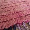 Tapis Marocain Ancien et authentique tapis Beni M'Guild nuances de rose 193 x 142