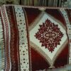 Housse de coussin marocaine en mobra (velours)