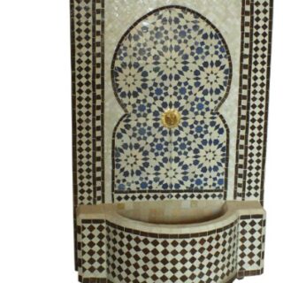 Fontaine marocaine murale d'extérieure de jardin