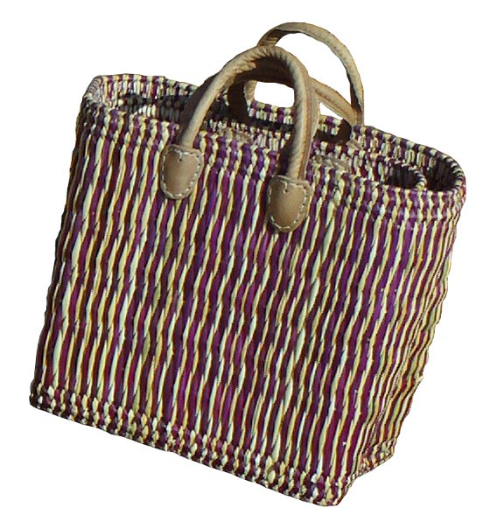 Panier tressé Vannerie marocaine