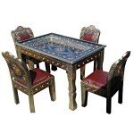 Table marocaine et chaises