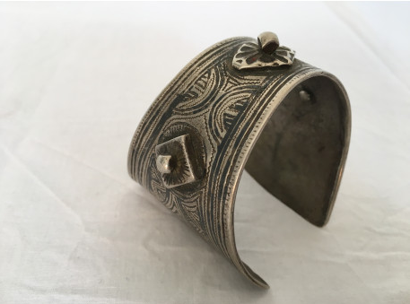 Bijoux Marocain Bracelet très ancien en argent