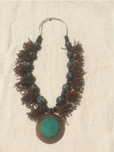 Bijoux Marocain Collier berbère pierres anciennes