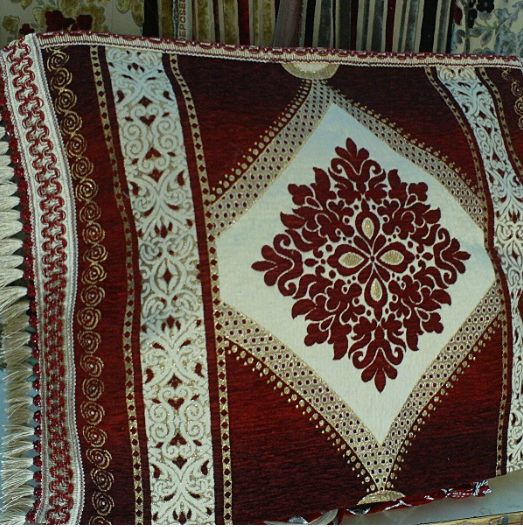 Housse de coussin marocaine en mobra (velours)