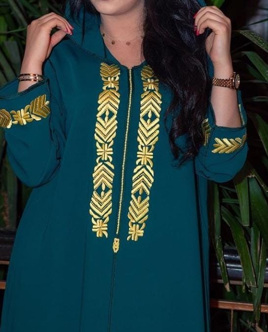 Djellaba traditionnel Marocaine Femme