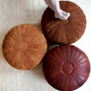 Pouf Marron